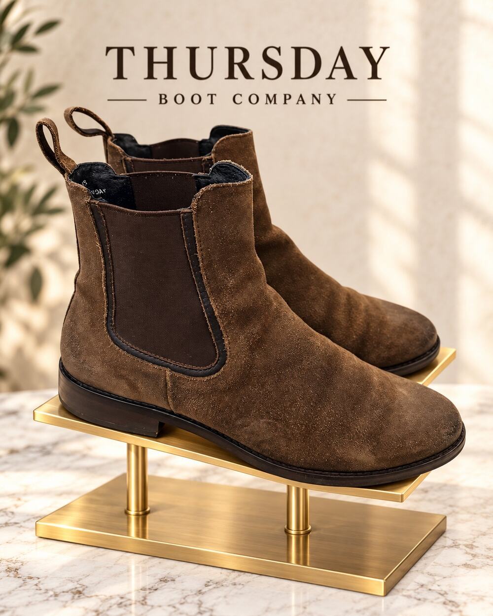 Thursday Boot Company Brown Suede Chelsea Boots Women’s Size 7.5